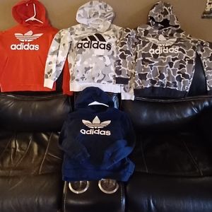 Boys Adidas hoodies all size M (BUNDLE ONLY)